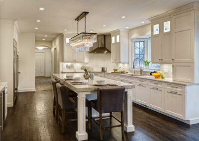 Ornate White Kitchen Remodel