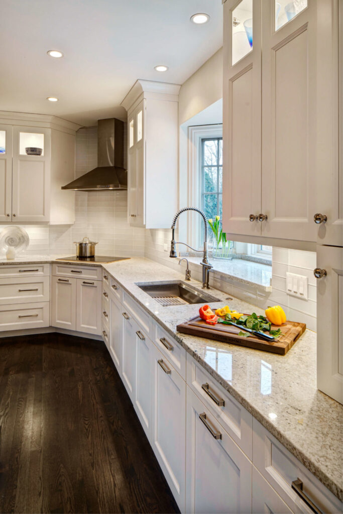 Ornate White Kitchen Remodel | Drury Design