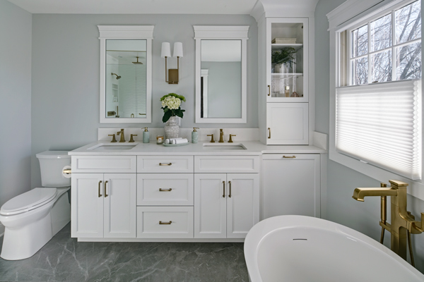 Simple Timeless Primary Bathroom Refresh – Naperville, IL